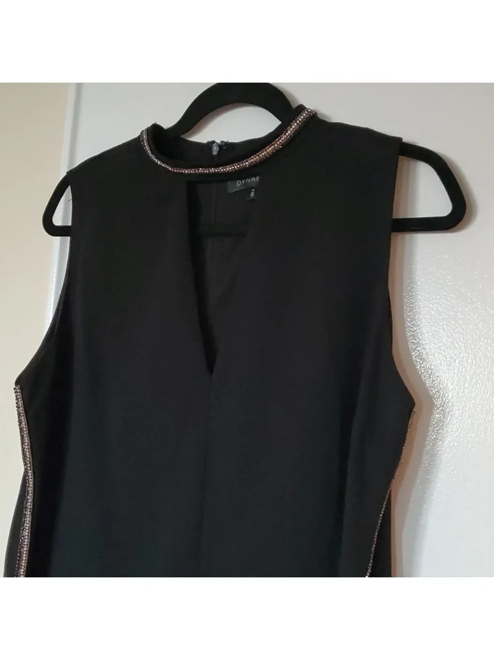 Dynamite V Neckline Dress with Rhinestones - Picture 2 of 16